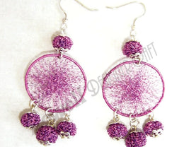 COTTON BEAD EARING