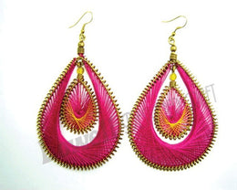 THREAD WITH METAL EARRING