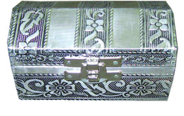 HUT SHAPE ANTIQUE JEWELERY BOX(6