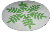 ROUND BEADED EMBROIDERY COASTER PLACEMAT