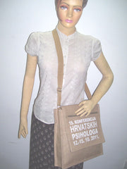 HARVATSKIH PRINTED JUTE CONFERENCE BAG