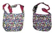 PRINTED COTTON SHOULDER BAG