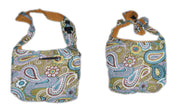 PRINTED COTTON SHOULDER BAG
