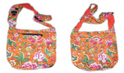 PRINTED COTTON SHOULDER BAG