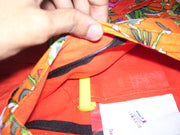 PRINTED COTTON SHOULDER BAG