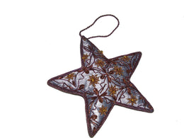ZARI WORK STAR HANGING
