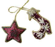 SHOES & STAR HANGING ornamental