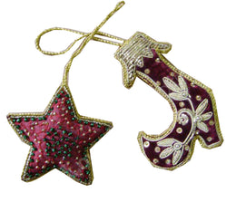 SHOES & STAR HANGING ornamental
