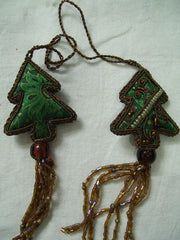 SINGLE SIDE EMBROIDERY HANGING TREE STAR,BUTTERFLY ,HEART