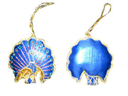 EMBROIDERY CHRISTMAS HANGING PARROT & PEACOCK