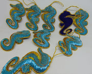 Christmas Hanging Sea Horse Ornament