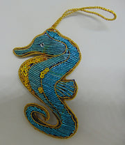 Christmas Hanging Sea Horse Ornament