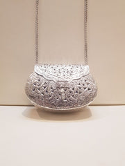 ANTIQUE METAL VINTAGE CLUTCH PURSE INDIA