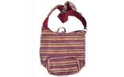 HANDLOOM SHOULDER BAG WITH CHAIN POCKET