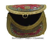ANTIQUE BRASS METAL VINTAGE CLUTCH BAG