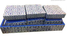 WOODEN TRAY WITH SET OF BOX