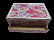 1DRAWL ENAMEL WOODEN BOX