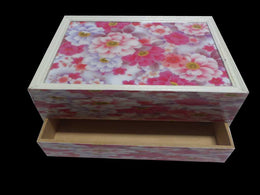 1DRAWL ENAMEL WOODEN BOX