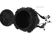 Wedding Clutch Metal Round Purse