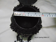 Wedding Clutch Metal Round Purse