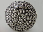 Round Metal stud clutch party sling bag