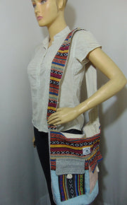 Big & small Hemp Shoulder Sling Bag