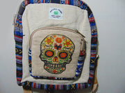 Hemp Laptop Backpack Bag screen print