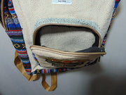 Hemp Laptop Backpack Bag screen print
