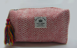 Handmade hemp Fabric Toilet Pouch
