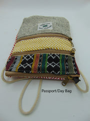 Hemp 2 pocket Passport bag