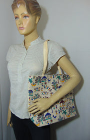 Madhubani Print Tote shoulder bag