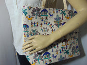 Madhubani Print Tote shoulder bag