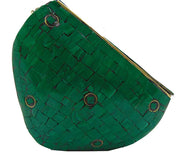 Green Mosaic clutch purse bag