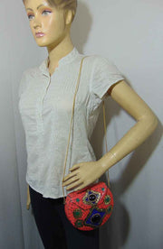 Blue Mosaic clutch purse bag
