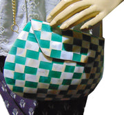 Handmade Resin Mother of Pearl Clutch Bag