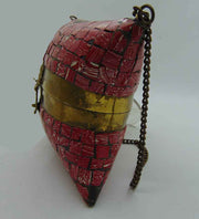 Vintage Antique Brass Pillow Purse