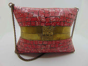 Vintage Antique Brass Pillow Purse