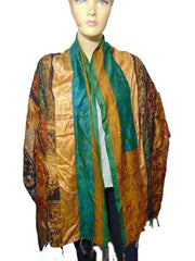 Assorted 4long Patch Long pure Silk reversible Scarves