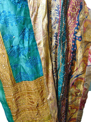 Assorted 4long Patch Long pure Silk reversible Scarves
