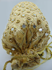 Big Mirror Work Potli Bag