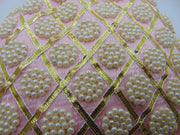 Pearl Embellished Silk Potli Bag