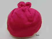 Embellished Silk Potli Potli Bag