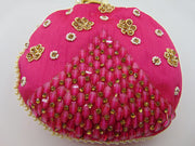 Embellished Silk Potli Potli Bag