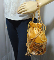 Medium Velvet Sequence Potli Bags