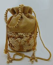 Medium Velvet Sequence Potli Bags