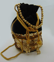 Medium Velvet Sequence Potli Bags