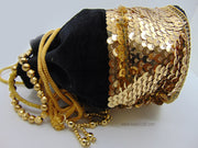 Medium Velvet Sequence Potli Bags