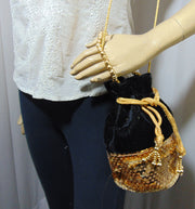 Medium Velvet Sequence Potli Bags