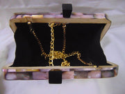 ABALONE MOTHER OF PEARL CLUTCH MOP SHELL BAG