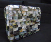 HANDMADE MOTHER OF PEARL METAL HANDBAGS